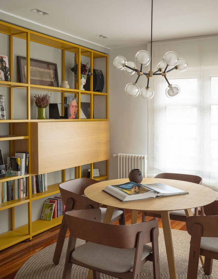Comedor proyecto reforma de piso en Bilbao