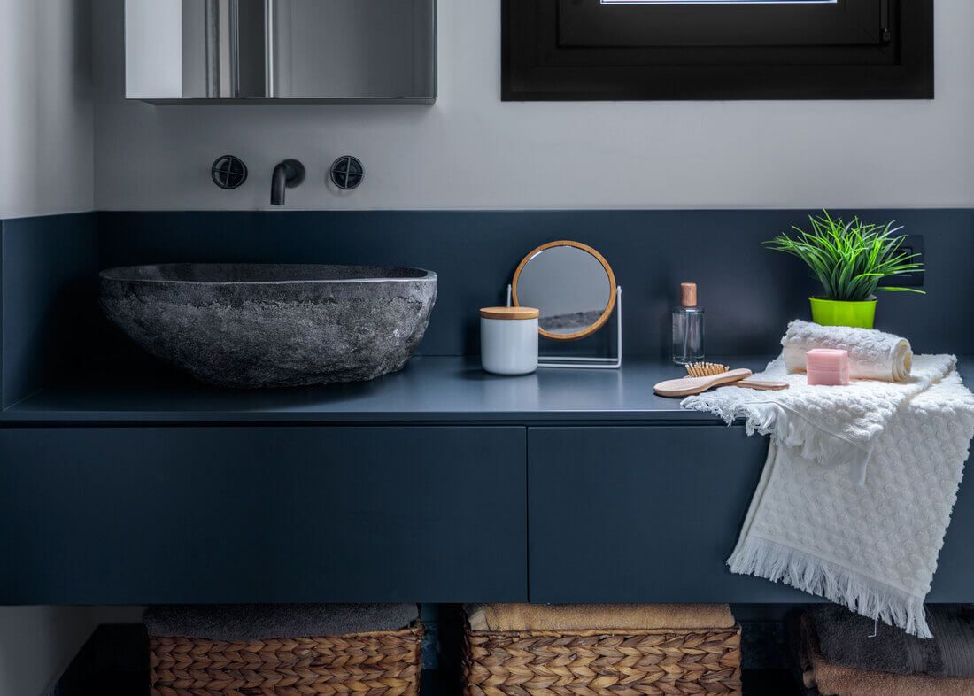 Lavabo reformado vivienda de Getxo