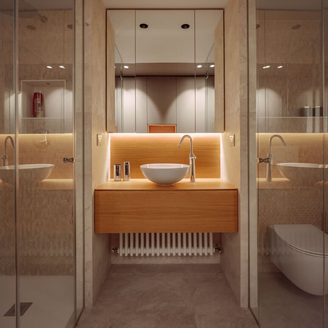 Baño reformado en vivienda de Santurtzi