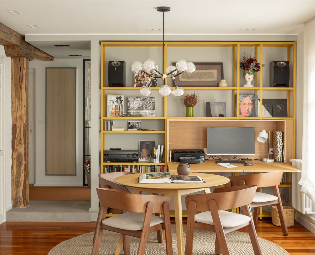 Escritorio estudio reforma de piso en Bilbao