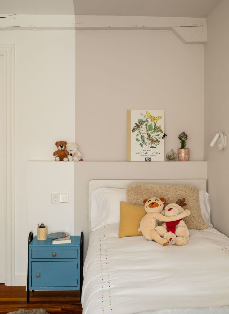 Reforma de dormitorio infantil proyecto piso Bilbao