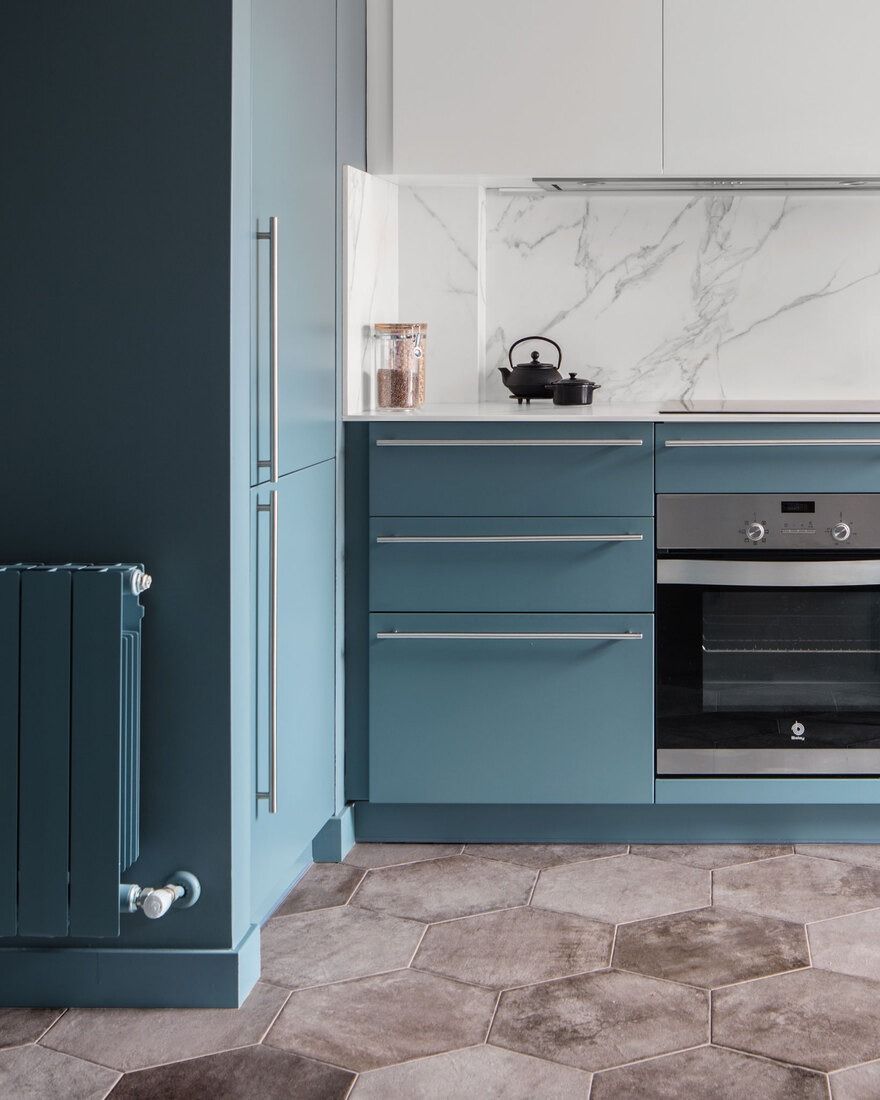 Muebles cocina reformada en apartamento de Leioa